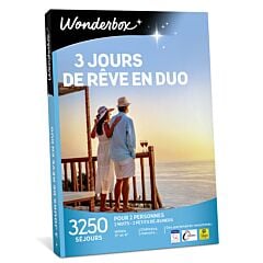 Wonderbox 3 jours de rêve en duo