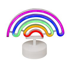 lampe néon arc-en-ciel