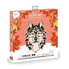 Enjoy art peinture loup