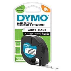 Ruban pour étiquettes en plastique LetraTag 12 mm x 4 m Dymo