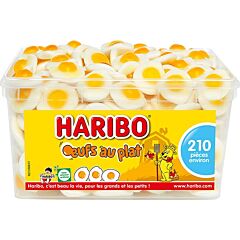 oeufs au plat haribo 210 pieces