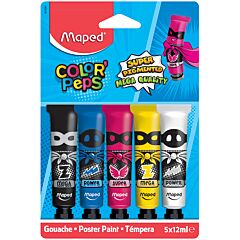 5 tubes de gouache Color'peps 12ml Maped 