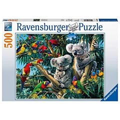 Puzzle 500 pièces Koalas dans l'arbre Ravensburger