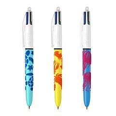 Stylo 4 couleurs Velours Mer Bic Modèle aléatoire