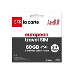 Carte SIM Travel Europe 60 Go SFR