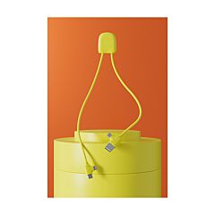 Cable de charge 27W et data transfert ICE-C jaune Xoopar