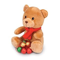 Peluche tribu du Père Noël et filet Œufs Chocolat 50g Fizzy Modèle Aléatoire