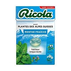 Boîte Menthe Fraîche sans sucre 50g Ricola