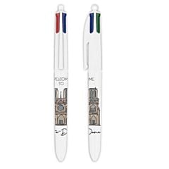Stylo 4 Couleurs Welcome to Notre Dame de Paris 2025 Bic