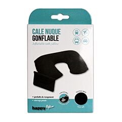 Cale nuque gonflable noir Happy Trip