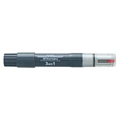 Marqueur permanent 3 en 1 rechargeable multicolore Juvenilia