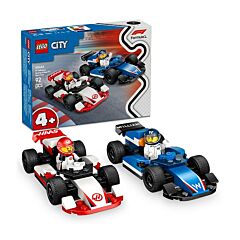 Lego City - Voitures de course de F1 Williams Racing et Haas F1 - Lego 60464