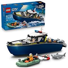 Lego City - La course-poursuite en bateau de police - Lego 60456