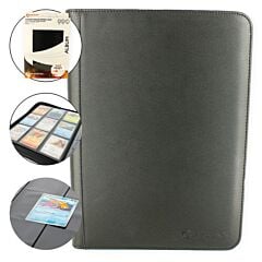 Album Deluxe 9 Cases Phoenix Shield (Noir) – Rangement Sécurisé pour 360 Cartes
