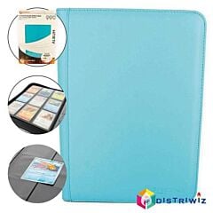Album Deluxe 9 Cases Phoenix Shield (Turquoise) – Rangement Sécurisé pour 360 Cartes