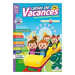 Cahiers de vacances - Vers CM1 8-9 ans Maxilivres