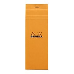 Bloc 80 feuilles 7,4x21 cm Orange Rhodia