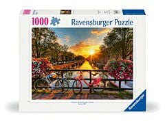 Puzzle 1000 pièces Vélos à Amsterdam Ravensburger