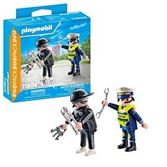 Playmobil 71804 Duo Policier et bandit avec accessoires