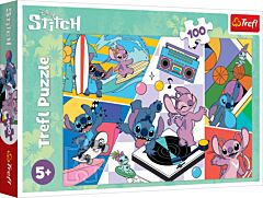 Puzzle 100 pièces Souvenirs de Lilo et Stitch Trefl