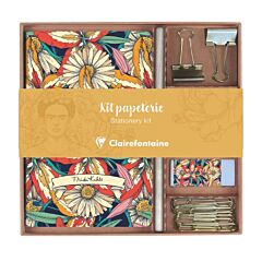 Kit de papeterie 14 pièces collection Frida Kahlo Clairefontaine
