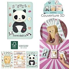 Carnet 3D Funny Kawaii modèle aléatoire 