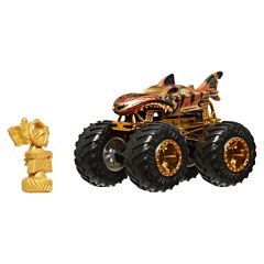 Hot Wheels Monster Trucks - Le Champion et sa Coupe à l’échelle 1/64 - Modèle aléatoire