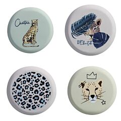 Gomme ronde Be a Cheetah 3,5cm Smile modèle aléatoire 