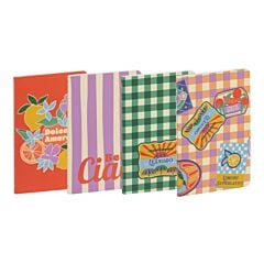 Carnet cousu ligné assorti 9x14cm 96 pages Dolce Amore Clairefontaine Modèle Aléatoire
