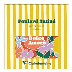 Foulard 70x70 cm satiné Dolce Amore