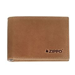 Portefeuille vintage avec pince à billets Zippo