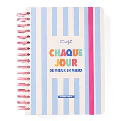 Agenda Journalier 2025-2026 Chaque jour de mieux en mieux Mr Wonderful