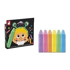 Etui 6 Craies de trottoir Janod