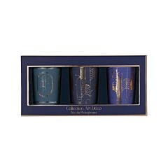 Coffret 3 photophores Art déco