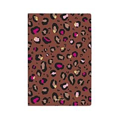 Carnet A5 ligné Bahia Léopard Oberthur