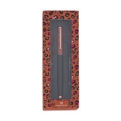 Coffret Stylo roller avec 2 recharges Bahia Ebène Oberthur 