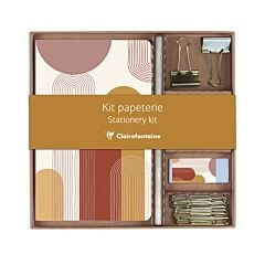 Kit de papeterie Terracotta Clairefontaine