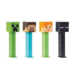 Distributeur de bonbons PEZ Minecraft + 1 recharge modèle aléatoire