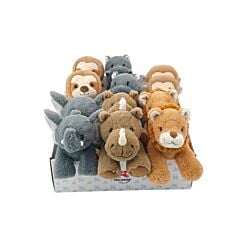 Peluche Animaux sauvages Floppy stretchy 17 cm modèle aléatoire
