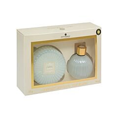 Coffret senteur Albie Bougie et Diffuseur - Thé blanc