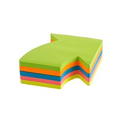 Notes fantaisies Flèche 70 x70 mm 250 feuilles Korés