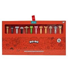 Coffret 12 stylos effaçable BoBo Animaux Mr Wonderful
