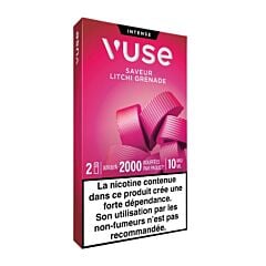 Capsules x2 ePod Vuse Litchi grenade 10mg