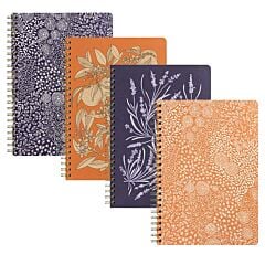Carnet à spirale ligné A5 148 pages Jardin des Sens Clairefontaine modèle aléatoire