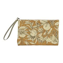 Trousse en coton 22x16 cm motif oranges Jardin des Sens Clairefontaine