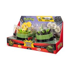 Bataille de disque Pikachu et Larvitar Pokémon