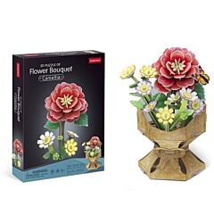 Puzzle 3D 109 pièces Bouquet de fleurs Camélia Explora