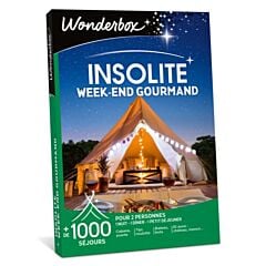Wonderbox Insolite week-end gourmand Nouvelle édition