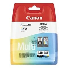 Cartouche jet d'encre multipack Noir + couleurs PG540-CL541 Canon 