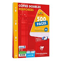 500 feuilles doubles A4 séyès (300 + 200 gratuites) Clairefontaine